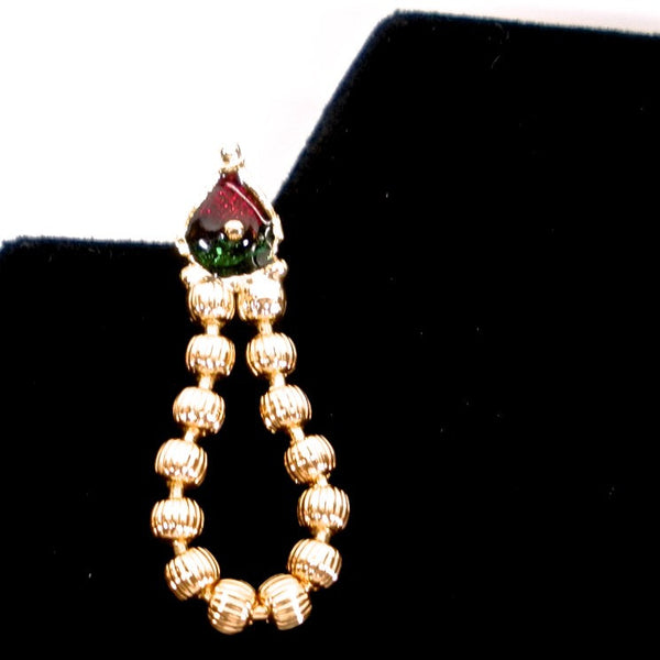 simple haram set with golden beads
