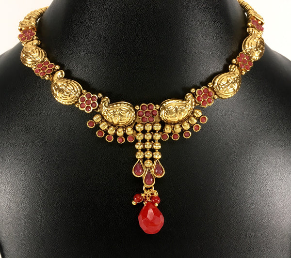 traditional antique necklace set