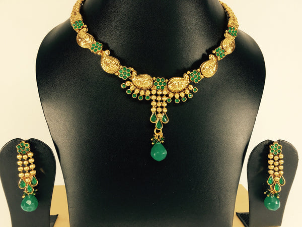 traditional antique necklace set