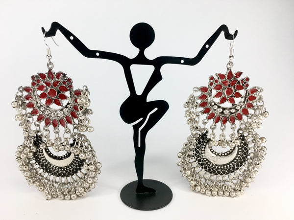 big and bold afghani tribal danglers