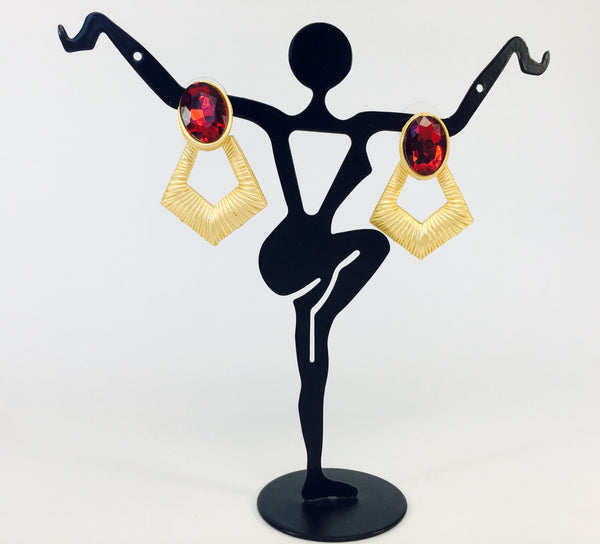 rhinestone earrings