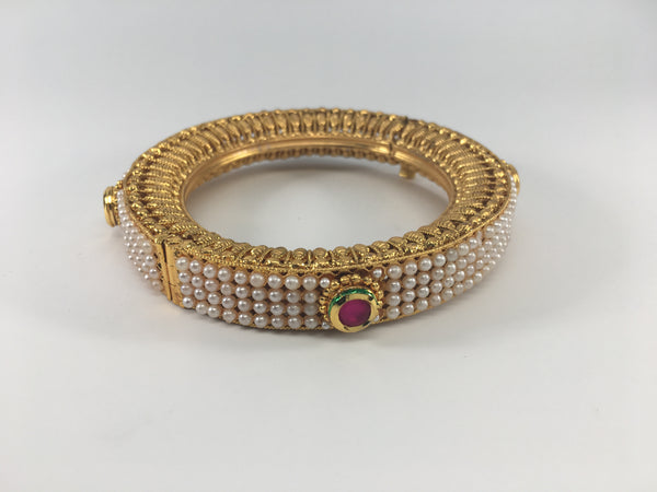 Pearl kada bangle