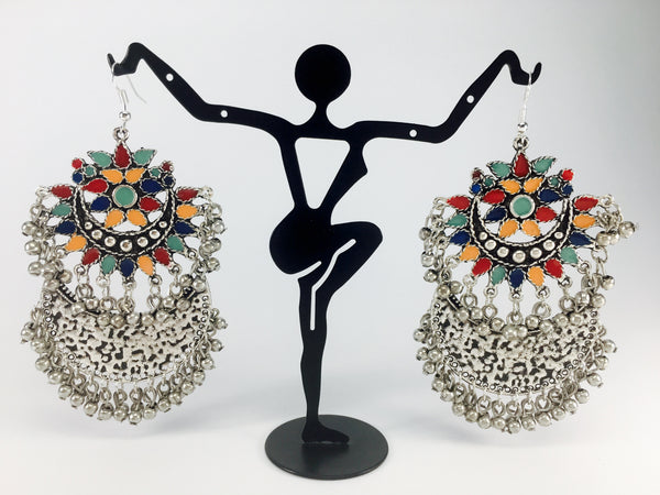 big and bold afghani tribal danglers